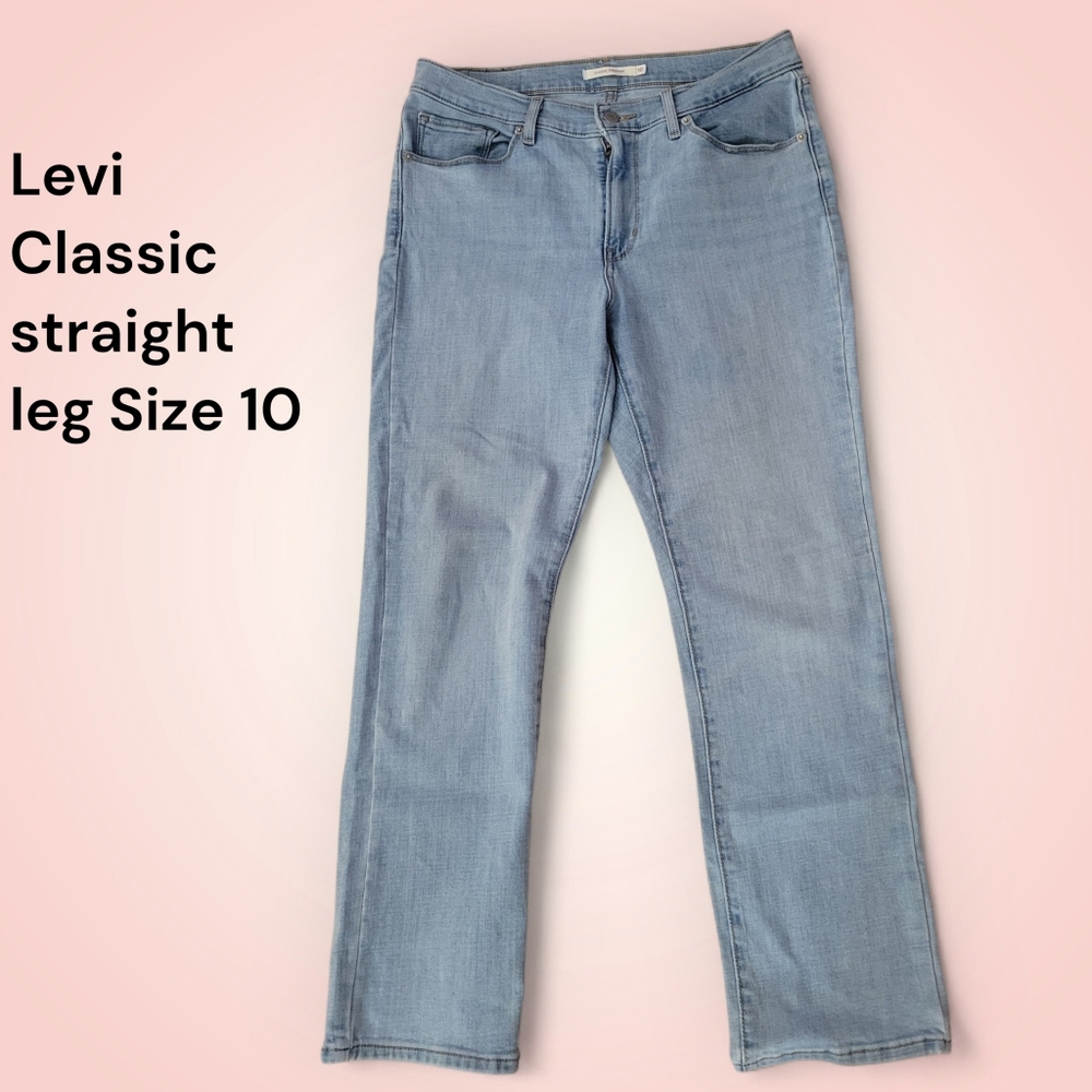 Levi's Women's Straight Leg Jeans - Light Blue